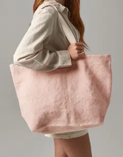 Bild på Soft Washed Jute Beach Bag