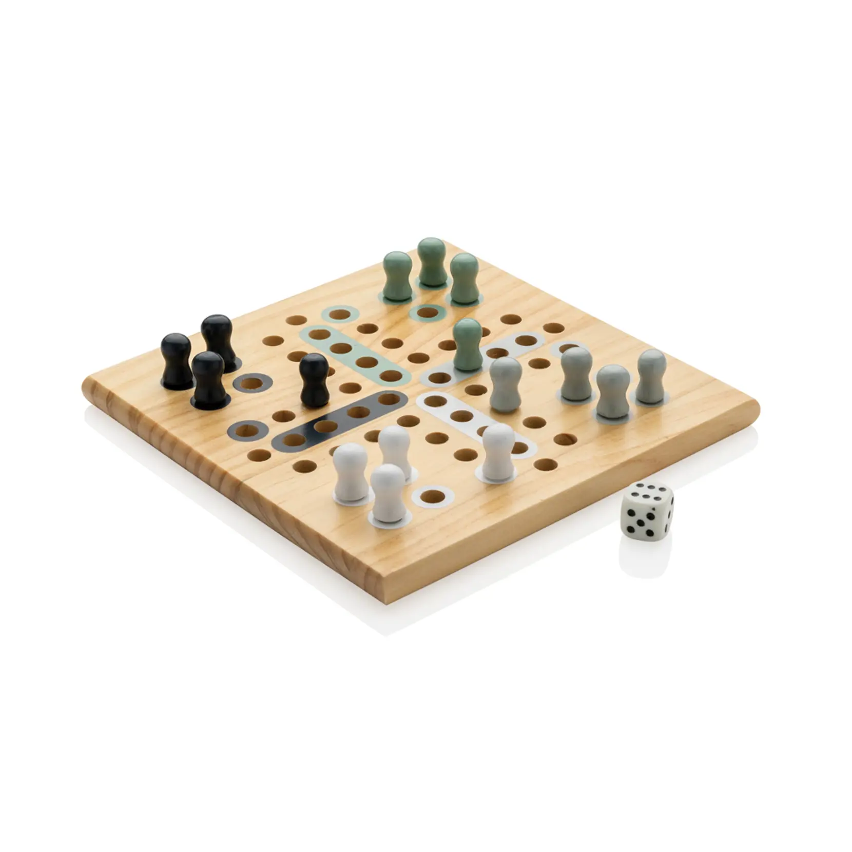 Bild på Claire Ludo-spel i trä