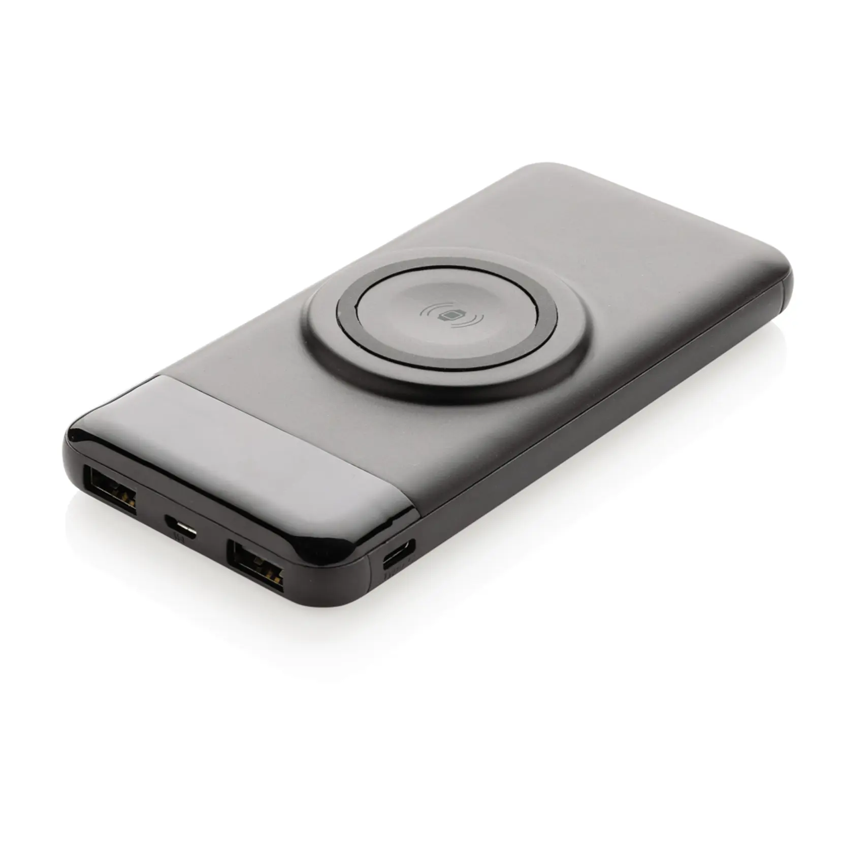 Bild på 10.000 mAh trådlös powerbank med klockladdare