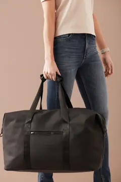 VINGA Baltimore weekendbag med tryck