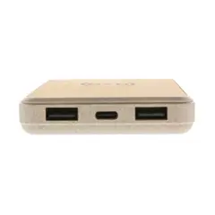 Bild på Kork och vete 8.000 mAh powerbank med 5W trådlös laddning
