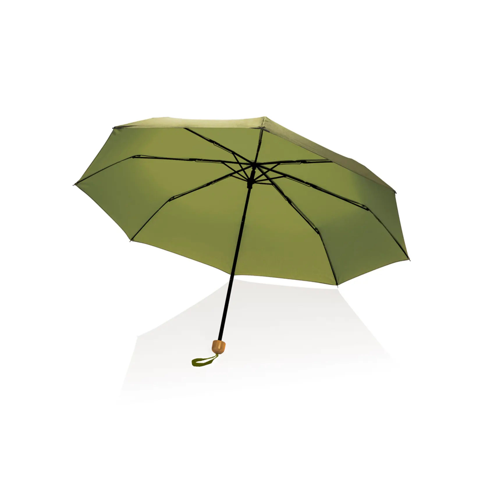 Bild på 20.5" Impact AWARE™ RPET 190T Pongee paraply  bambu
