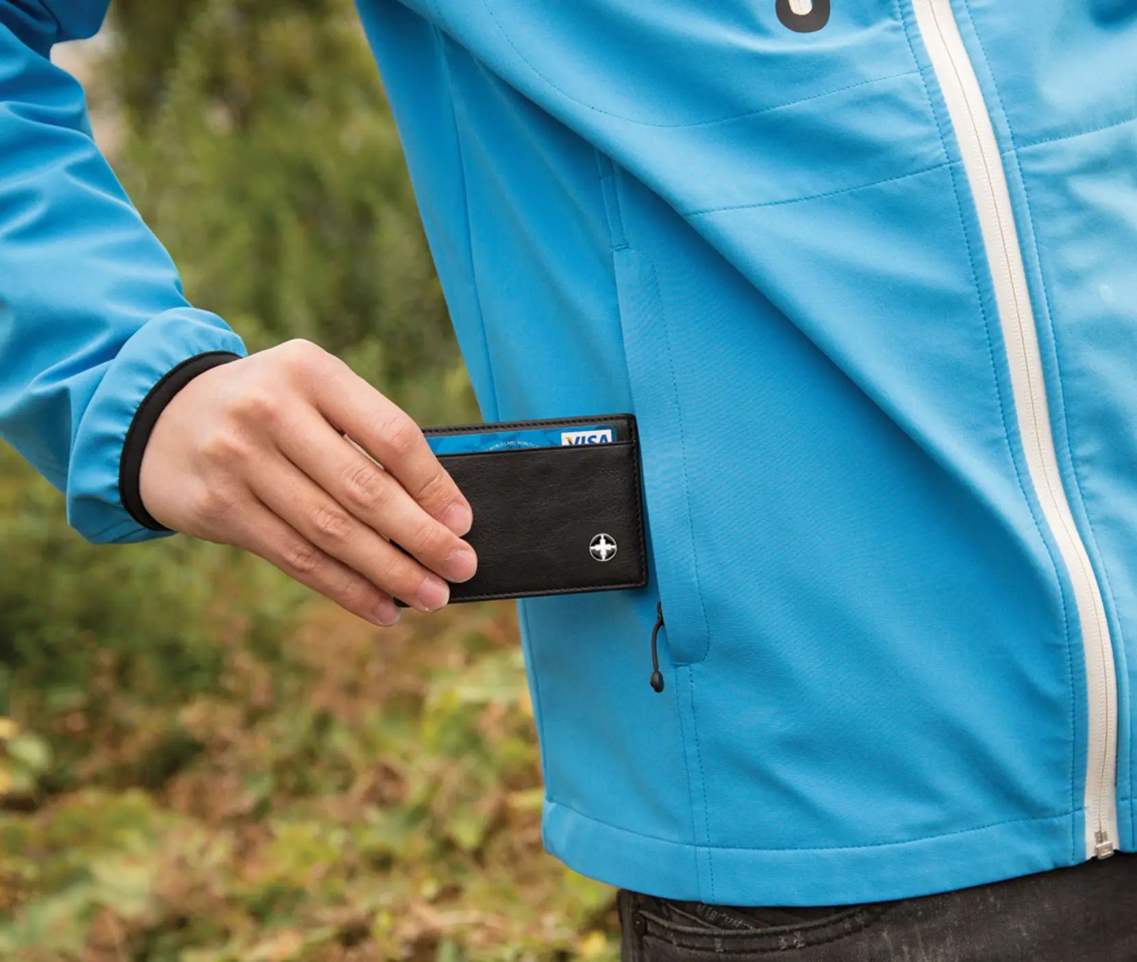 Bild på Swiss Peak RFID anti-skimming korthållare