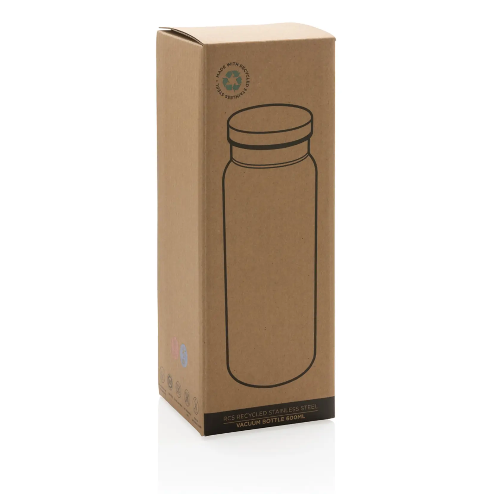 Bild på Vakuumflaska i RCS återvunnen stainless steel, 600ml