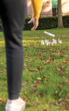 Bild på Mölkky/nummerkubb i trä
