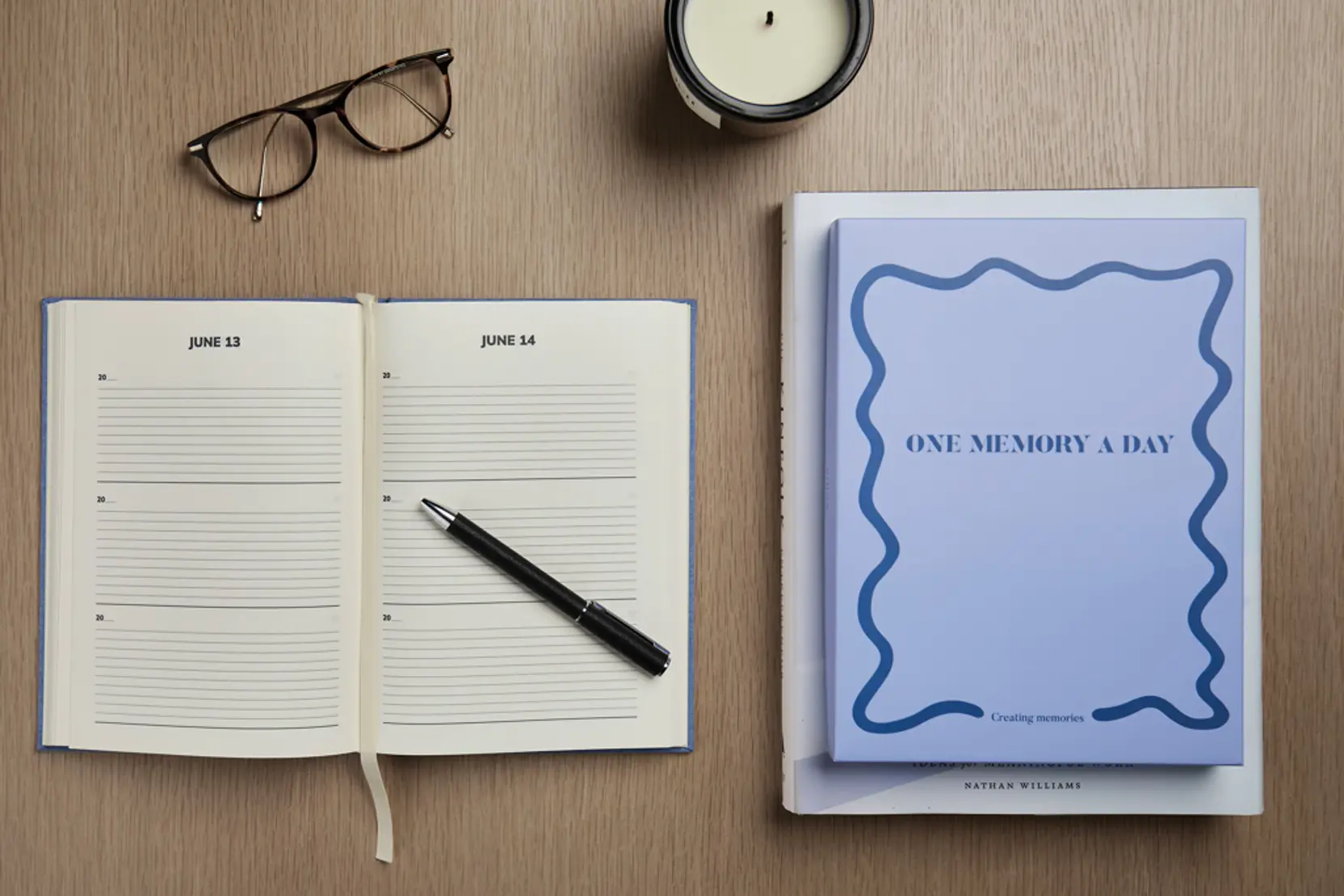 Bild på VINGA One memory a day GRS certifierat papper journal