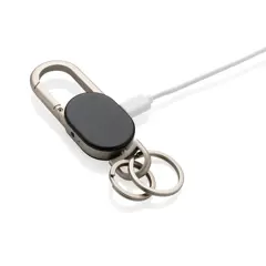 Bild på Keyfinder-nyckelring , kan spåras världen runt och med USB C