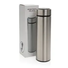 Bild på Vakuumflaska i stainless steel med lock i borstad metall