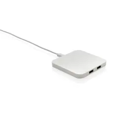 Bild på 10W trådlösa laddare m. USB portar RCS återvunnen plast