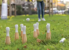 Bild på Skittle - Set med träkäglor