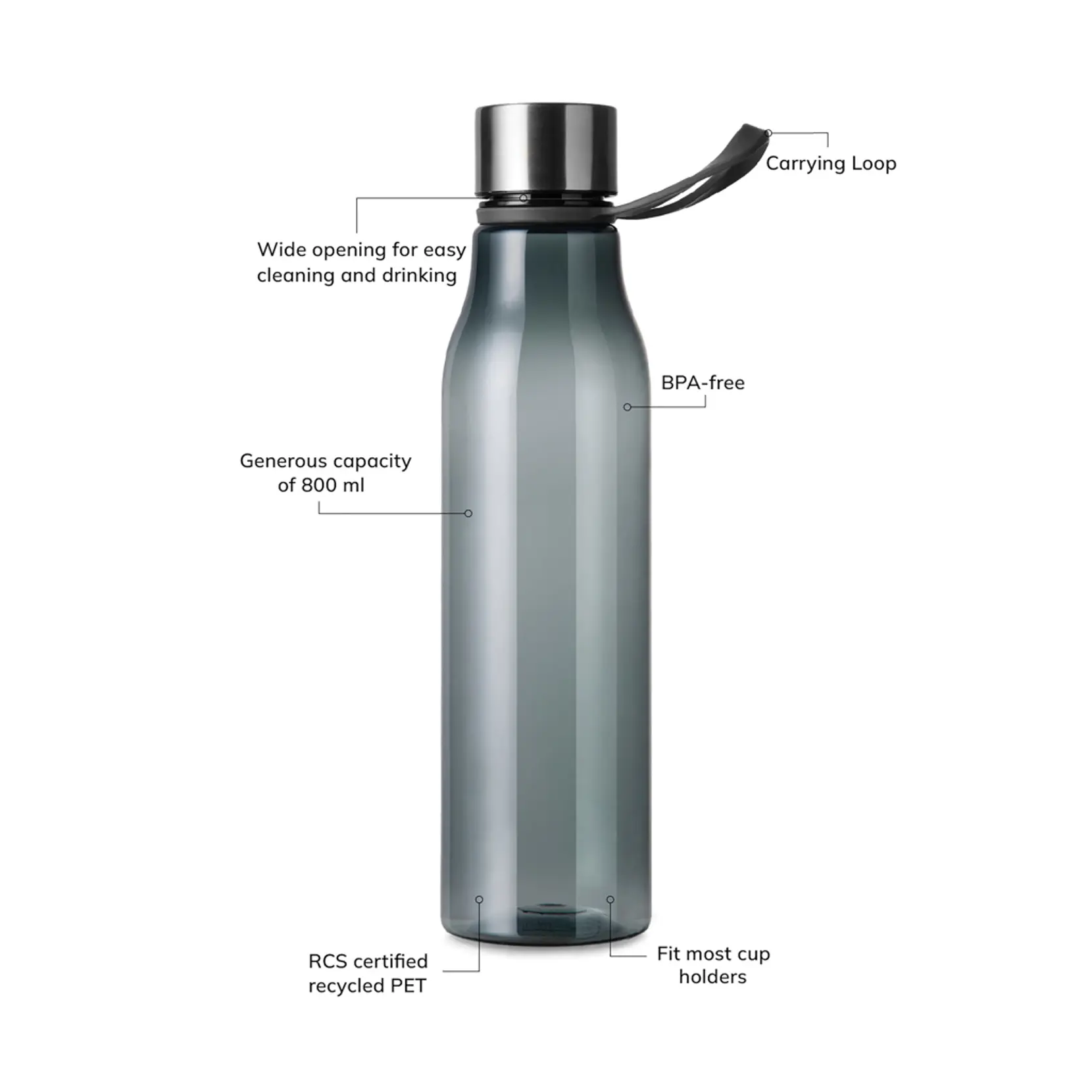 Bild på VINGA Lean RCS RPET vattenflaska 800 ML