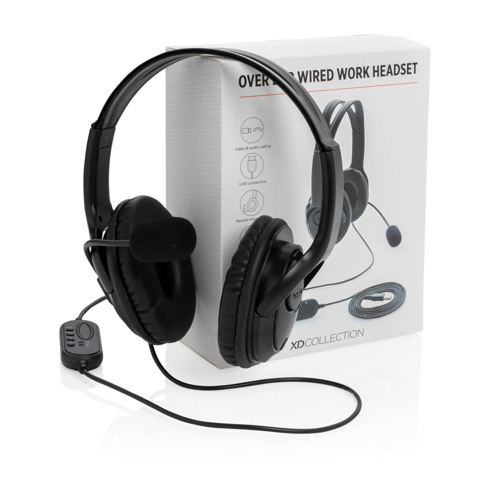 Bild på Over-ear headset med kabel