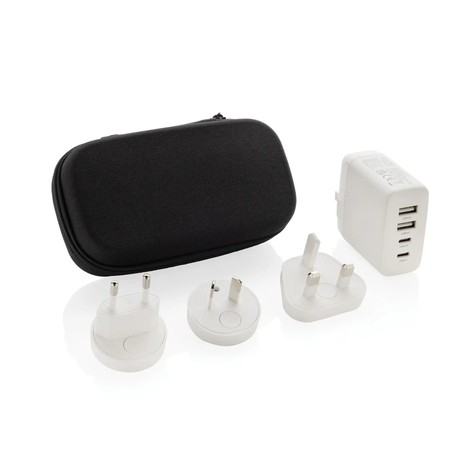 Bild på TravelCharge Pro RCS rplastisk reseladdare med USB C