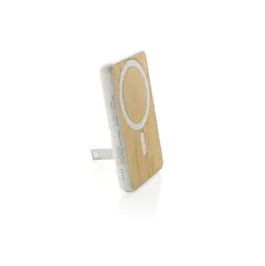 Bild på Zen RCS plast 5000 mah 5W magnetisk powerbank i bambu