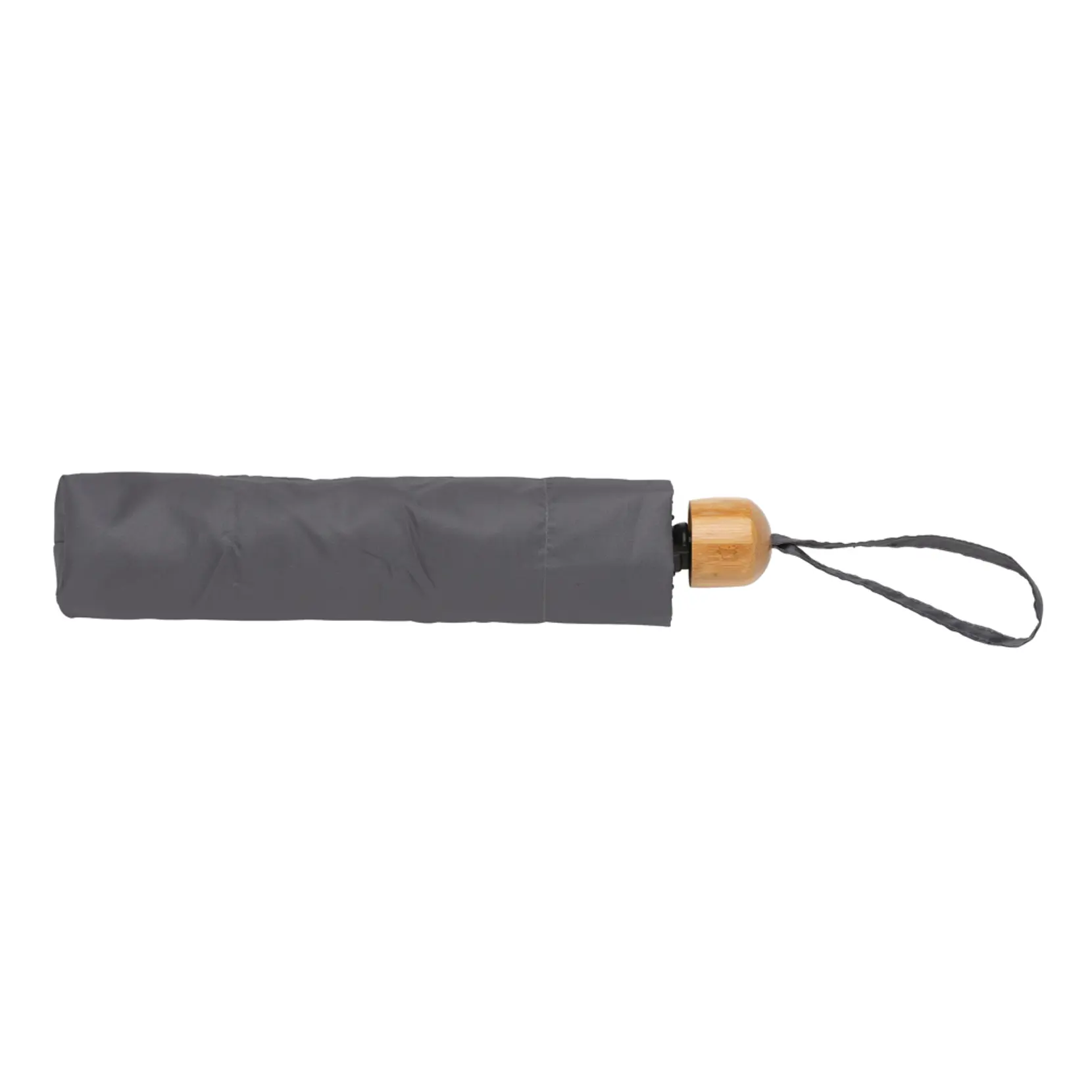 Bild på 20.5" Impact AWARE™ RPET 190T Pongee paraply bambu Bild på 20.5" Impact AWARE™ RPET 190T Pongee paraply bambu