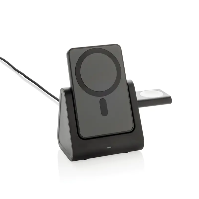 Powerbase 3-i-1-laddare med powerbank i RCS återvunnen plast