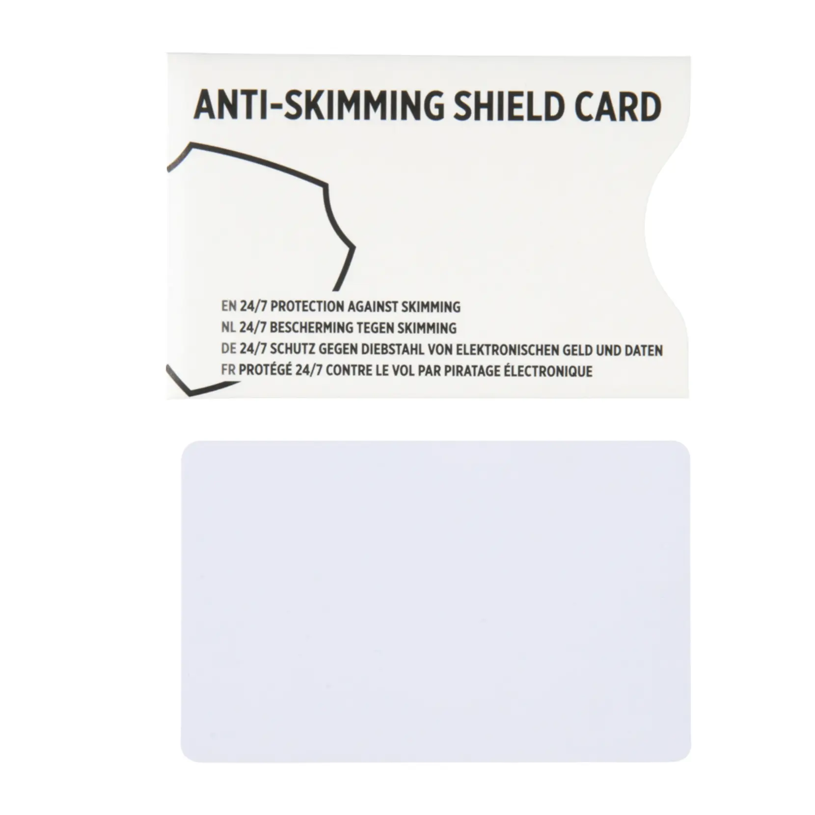 Bild på Anti-skimming kortsköld med aktivt störnings-chip