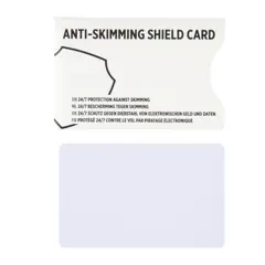 Bild på Anti-skimming kortsköld med aktivt störnings-chip