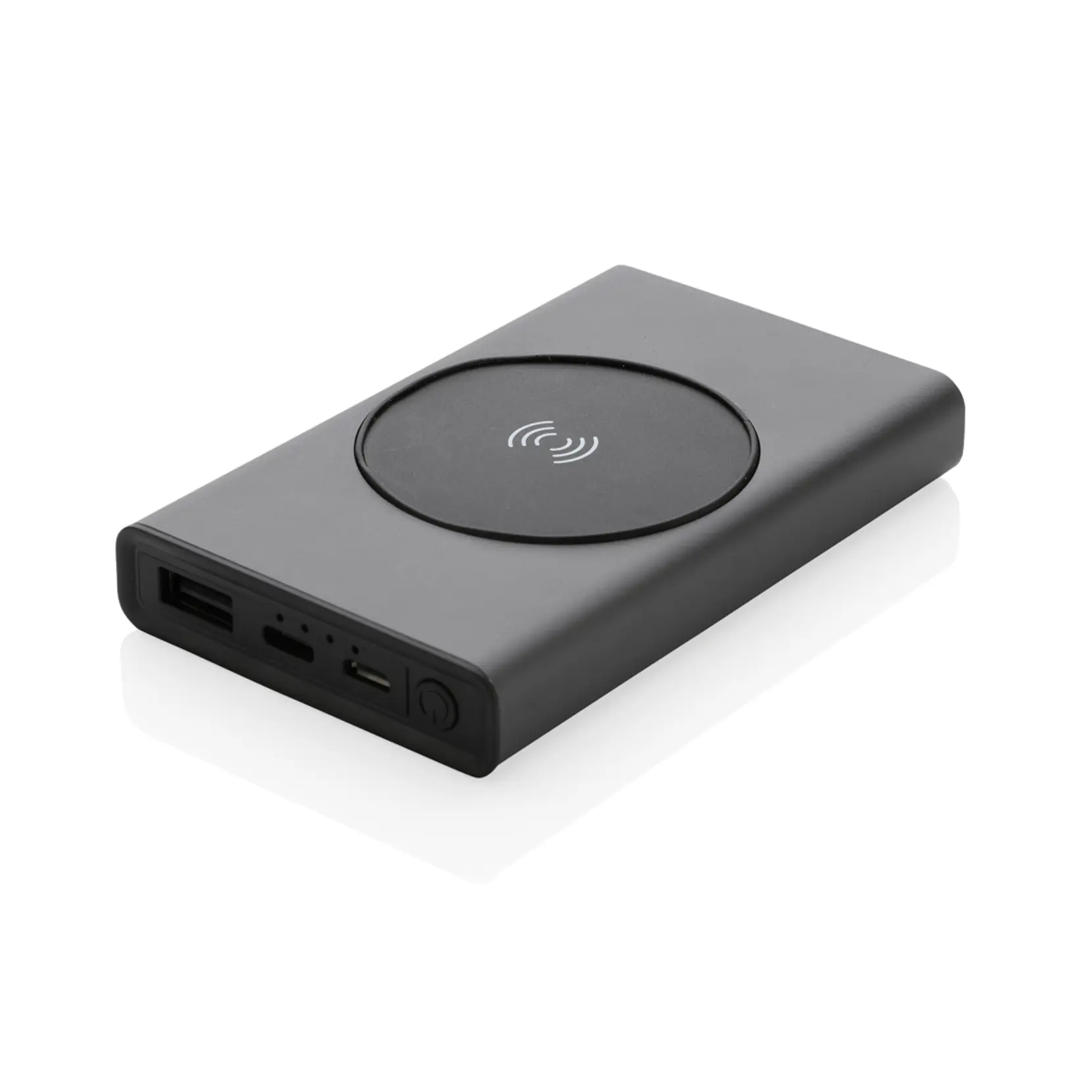 Bild på Terra 5.000mAh/5W trådlös powerbank RCS återvunnen aluminium