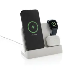 Bild på Joltz dubbel 15W-laddare i RCS plast, med plats för iWatch
