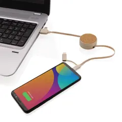 Bild på Kork och vete 6-i-1 utdragbar kabel