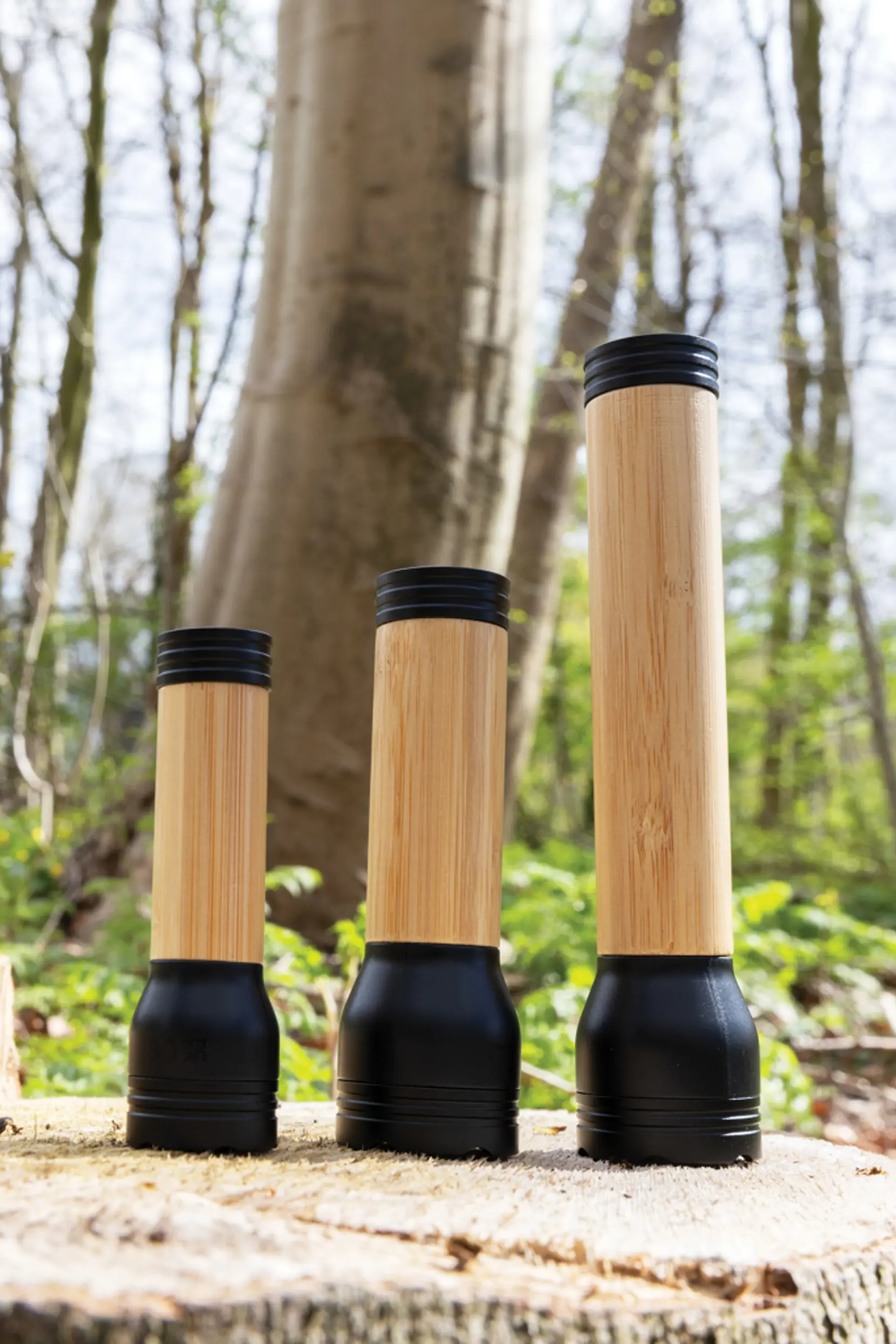 Bild på Lucid 3W ficklampa RCS certifierad återvunnen plast & bambu