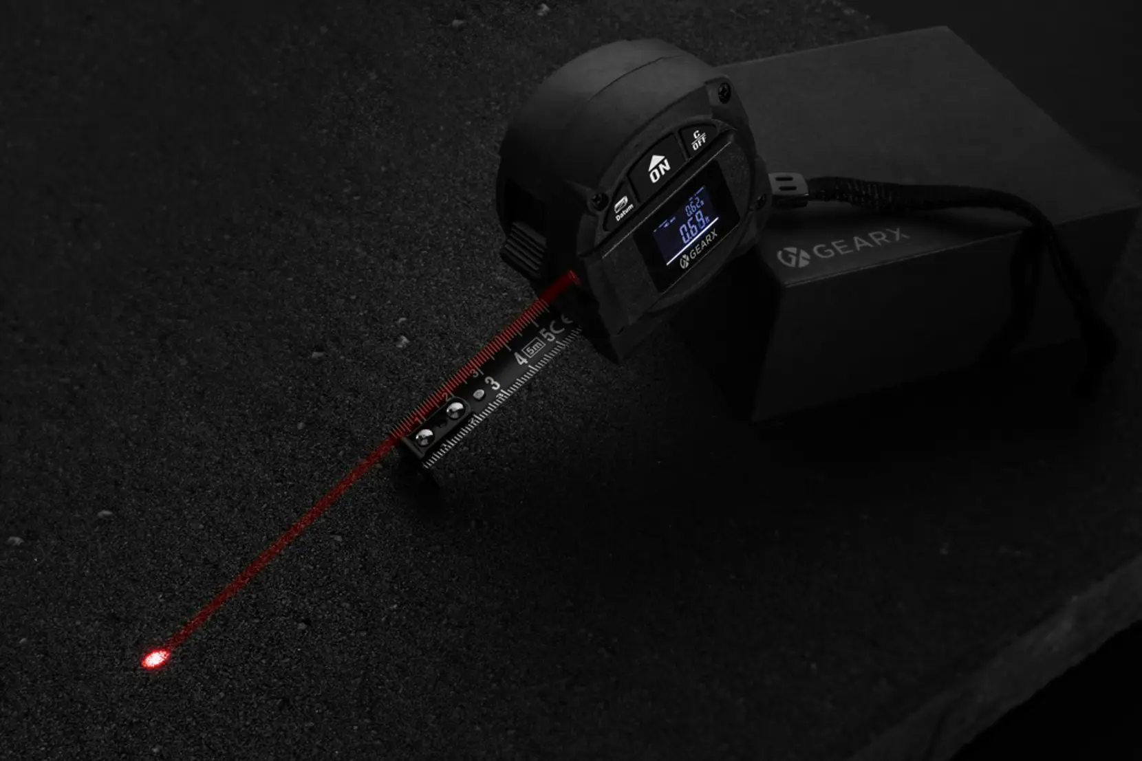 Bild på Gear X 5M måttband med 30M laser