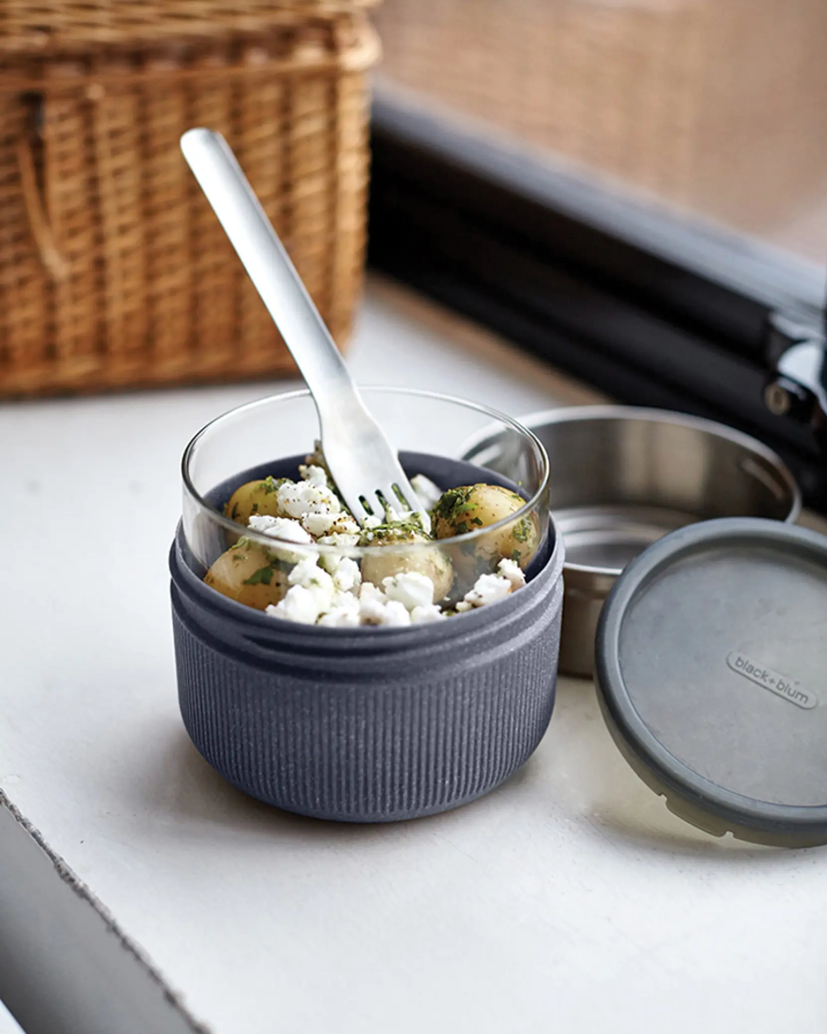 Bild på Black+Blum Lunchskål i glas 750 ml