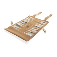 Bild på Britton kork hopvikbart backgammon och dam-spel