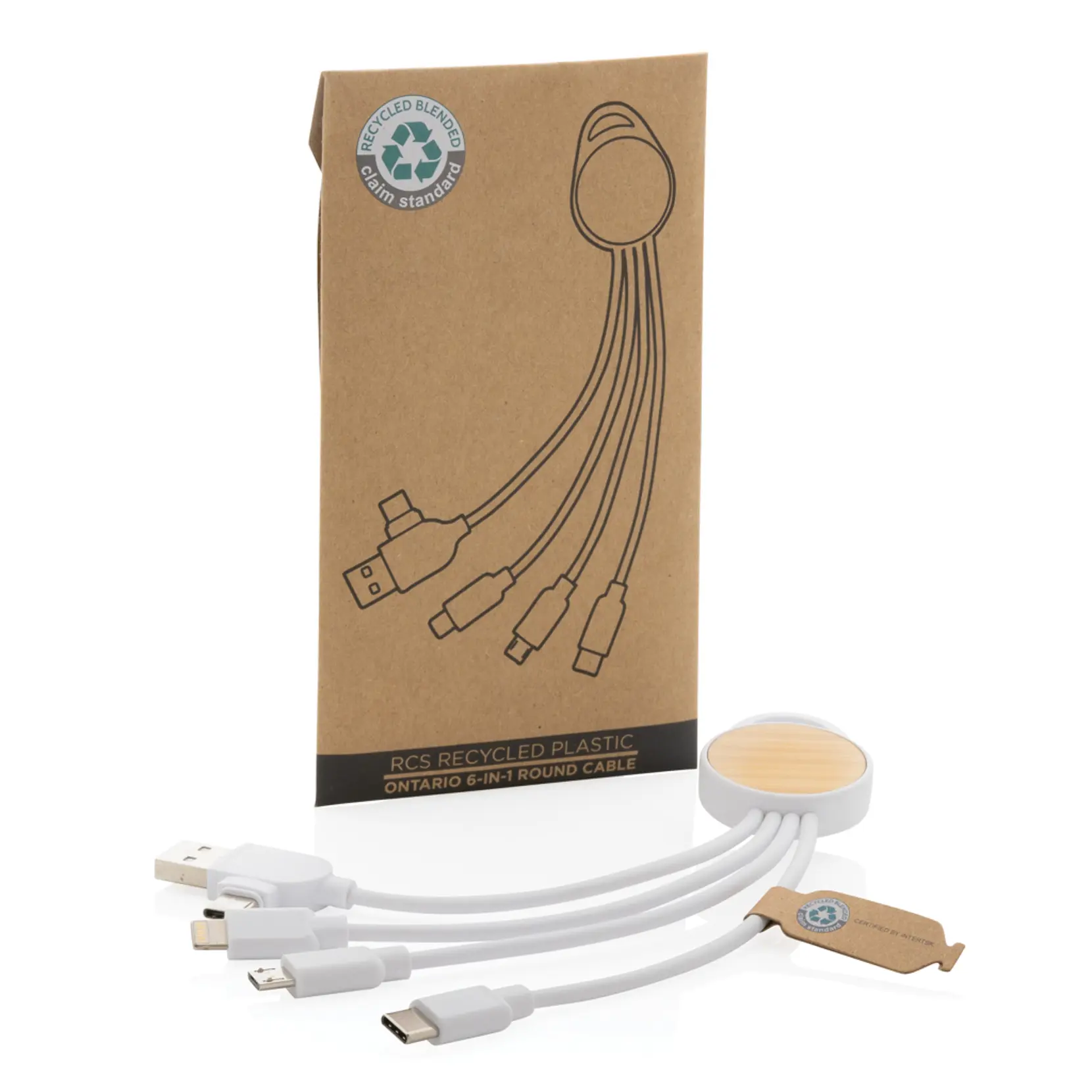 Bild på Ontario 6-i-1 rund kabel i RCS återvunnen plast