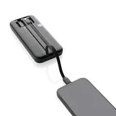 Bild på Turbopack RCS plast powerbank 10.000 integrerade kablar