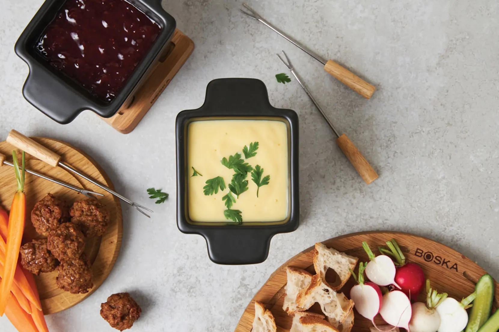 Bild på BOSKA Tapas Fondue Nero - 300 ml