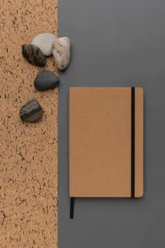 Bild på Stoneleaf A5 kork och stenpapper anteckningsbok