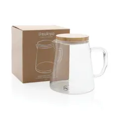Bild på Ukiyo karaff i borosilikatglas med bambulock 1.2L