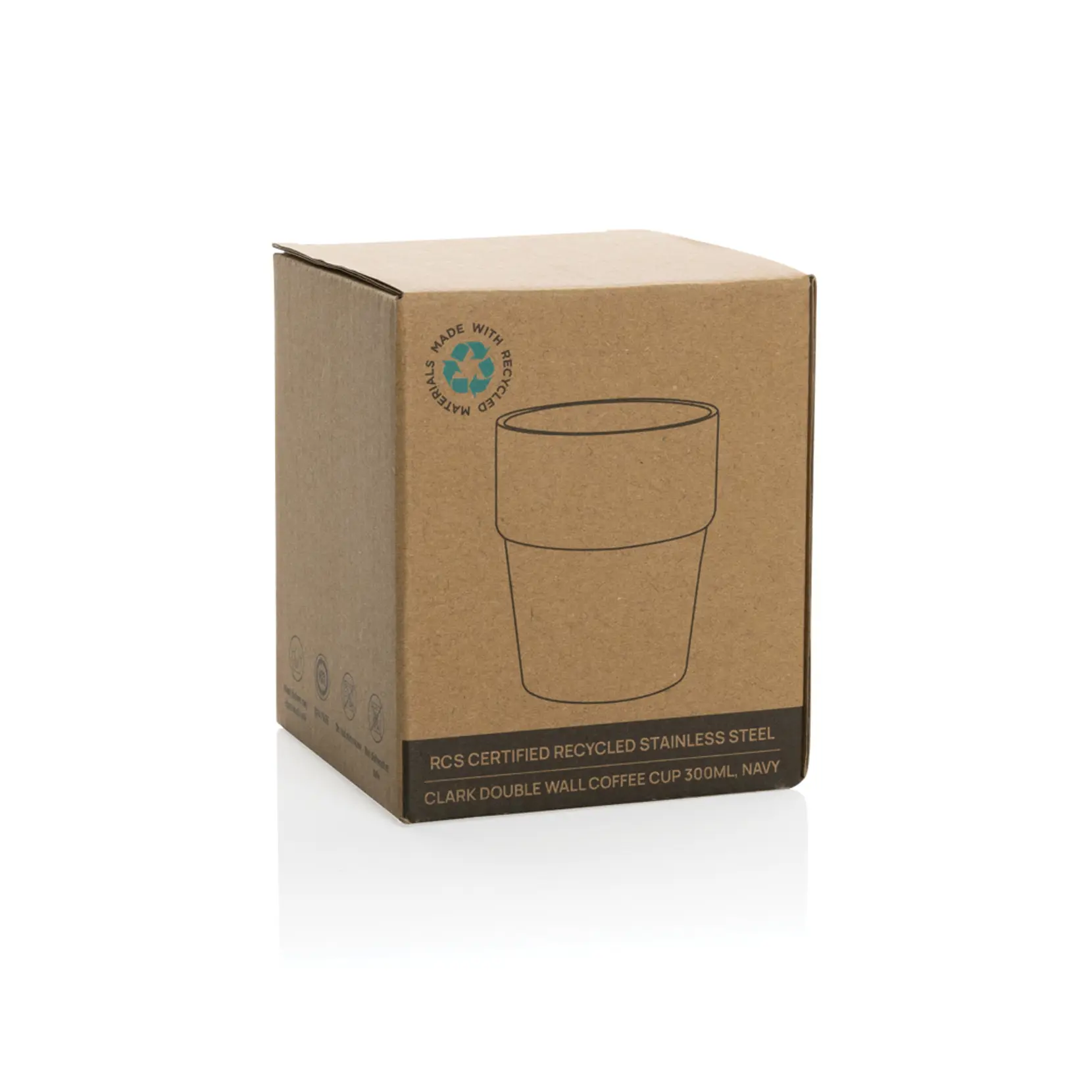Bild på Clark dubbelväggig kaffemugg 300ml RCS