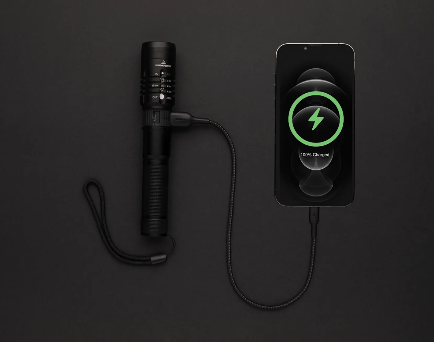 Bild på Gear X USB återuppladdninsgbar ficklampa