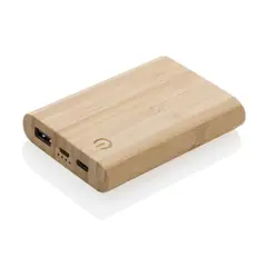 Bild på 5.000 mAh powerbank i bambu