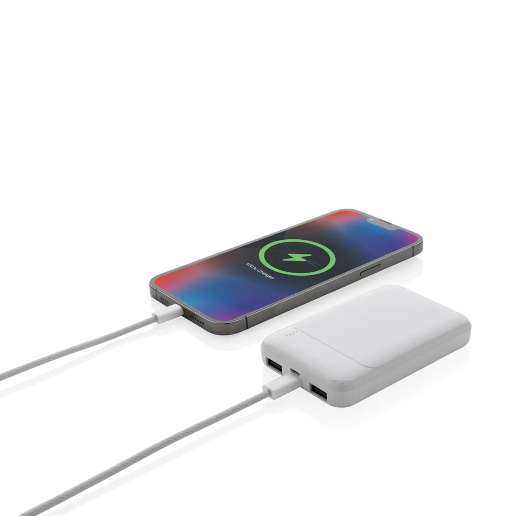 Bild på 5.000 mAh powerbank i RCS återvunnen plast