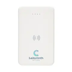 Bild på 5.000 mAh trådlös powerbank i RCS återvunnen plast