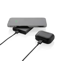 Bild på Terra 5.000mAh/5W trådlös powerbank RCS återvunnen aluminium