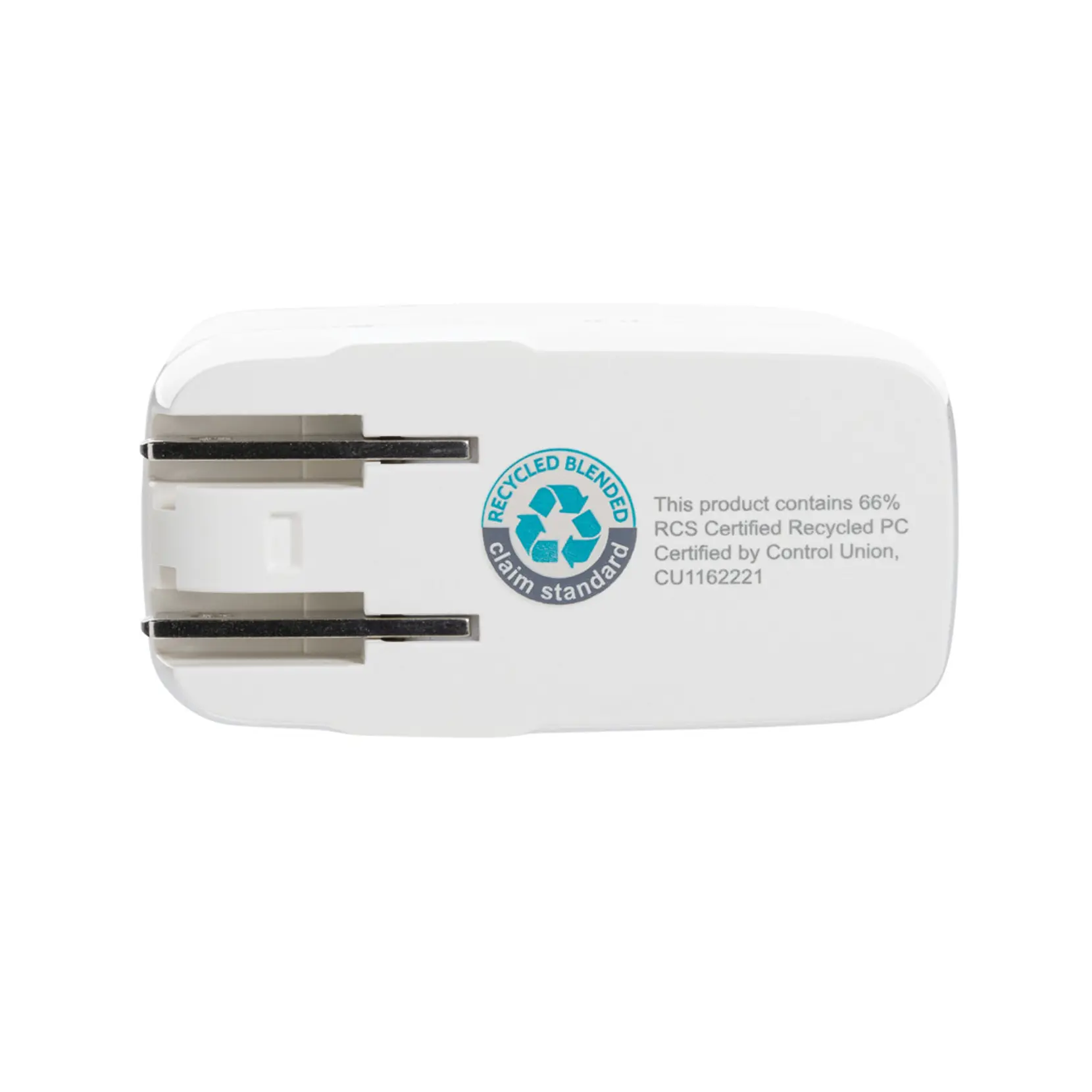 Bild på TravelCharge Pro RCS rplastisk reseladdare med USB C