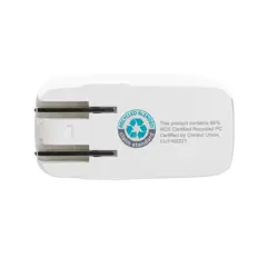 Bild på TravelCharge Pro RCS rplastisk reseladdare med USB C