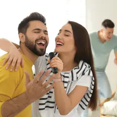Bild på Singvibe RCS karaoke set med dubbelmikrofon