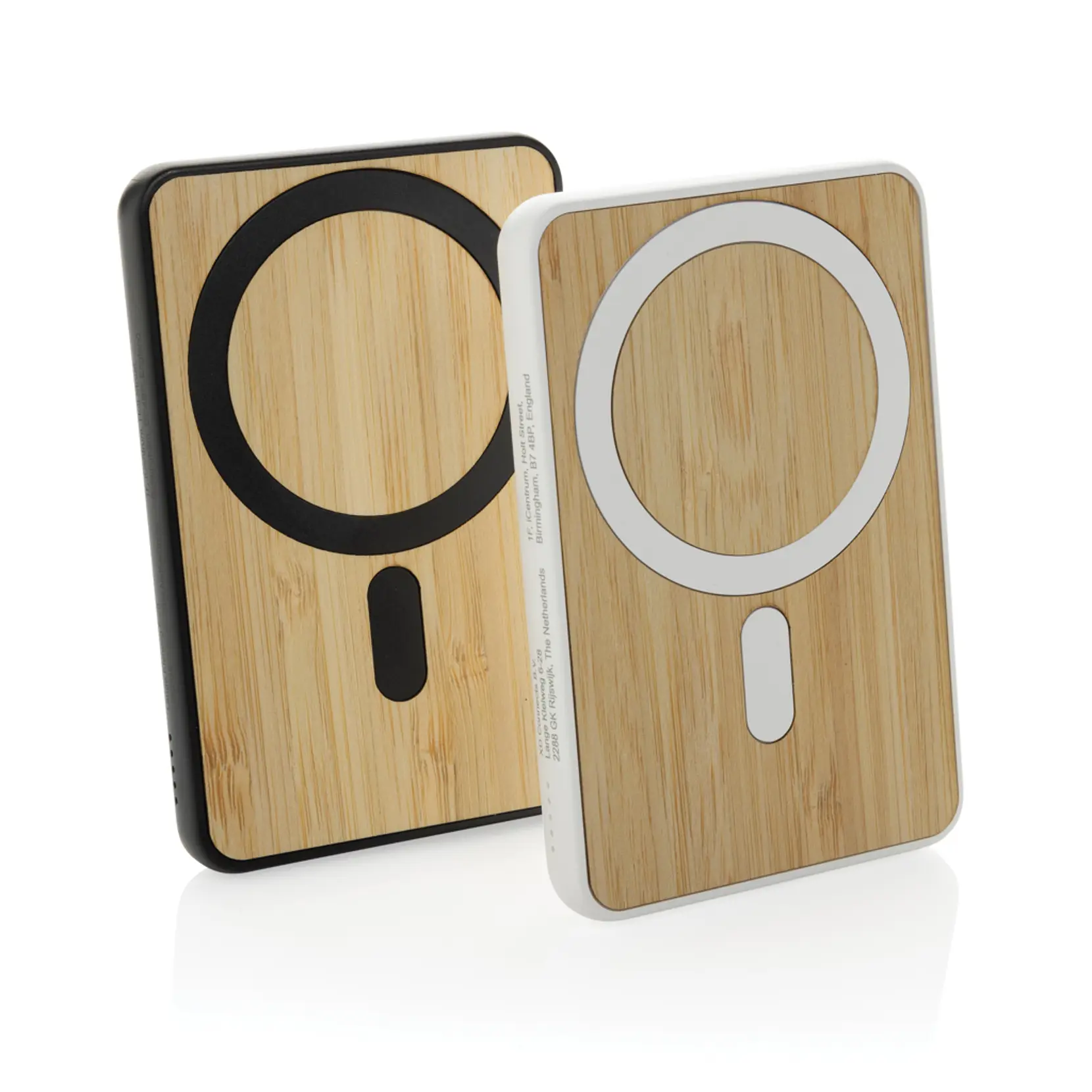 Bild på Zen RCS plast 5000 mah 5W magnetisk powerbank i bambu