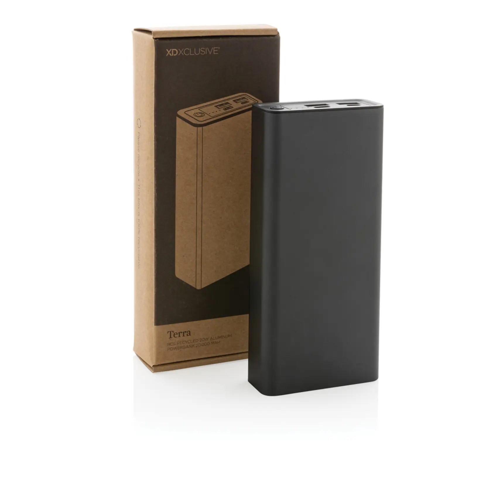 Bild på Terra 20W/20.000 mAh powerbank, RCS återvunna material