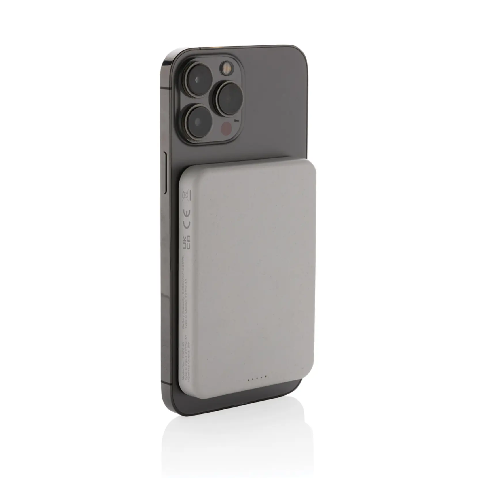 Bild på Magnetix 5.000mAh magnetisk powerbank, RCS återvunnen plast
