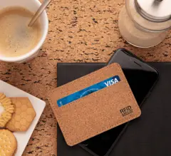 Bild på Kork RFID plånbok