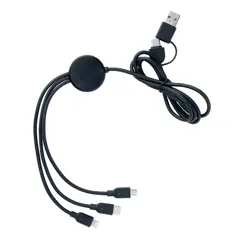 Bild på 6-i-1 kabel i RCS återvunnen TPE och återvunnen plast