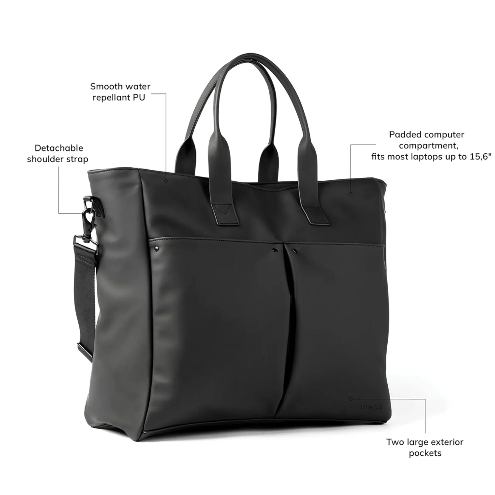 Bild på VINGA Baltimore hybrid office bag