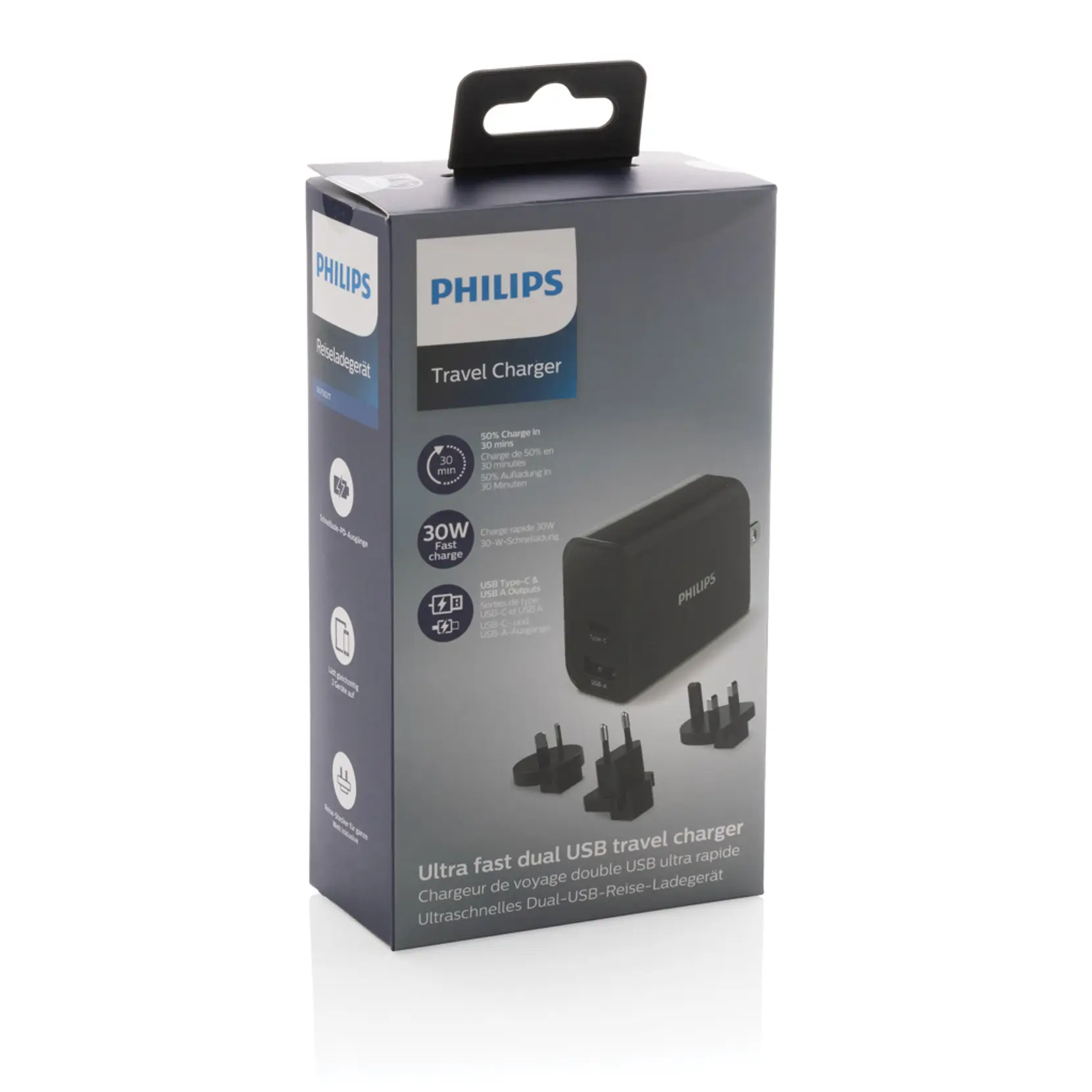 Bild på Philips 30W ultrasnabb PD reseladdare